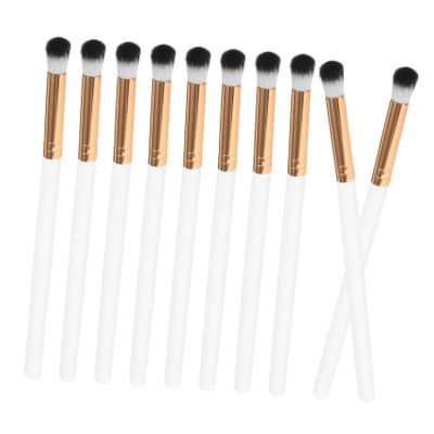 Baluue 10pcs Eye Shadow Brush Precision Makeup Tools for Women Multi-purpose Eye Makeup Brushes for Blending Smudging and Highlighting for Beginners and Professionals