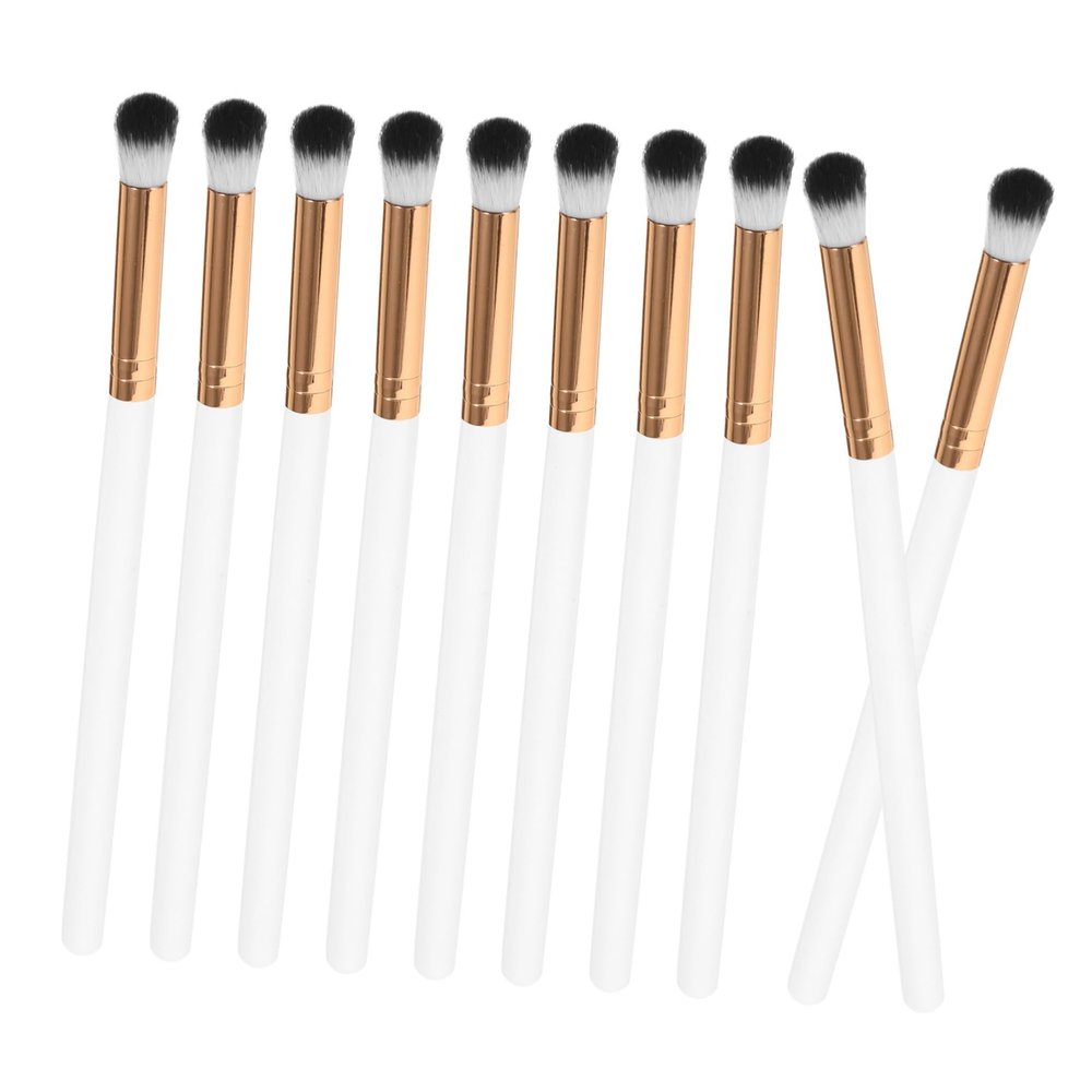 Baluue 10pcs Eye Shadow Brush Precision Makeup Tools for Women Multi-purpose Eye Makeup Brushes for Blending Smudging and Highlighting for Beginners and Professionals