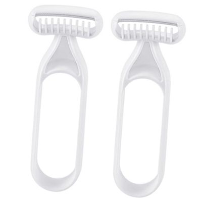 BELLIFFY 2pcs Body Hair Trimmers for Women Safe Armpit Leg and Bikini Shaving Razor Manual Beauty Care Tool for Smooth Skin and Minimal Irritation Travel Friendly Design