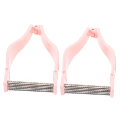 Baluue 2pcs Facial Hair Removal Roller for Women Hair Epilator Eyebrow Plucker Face Epilator