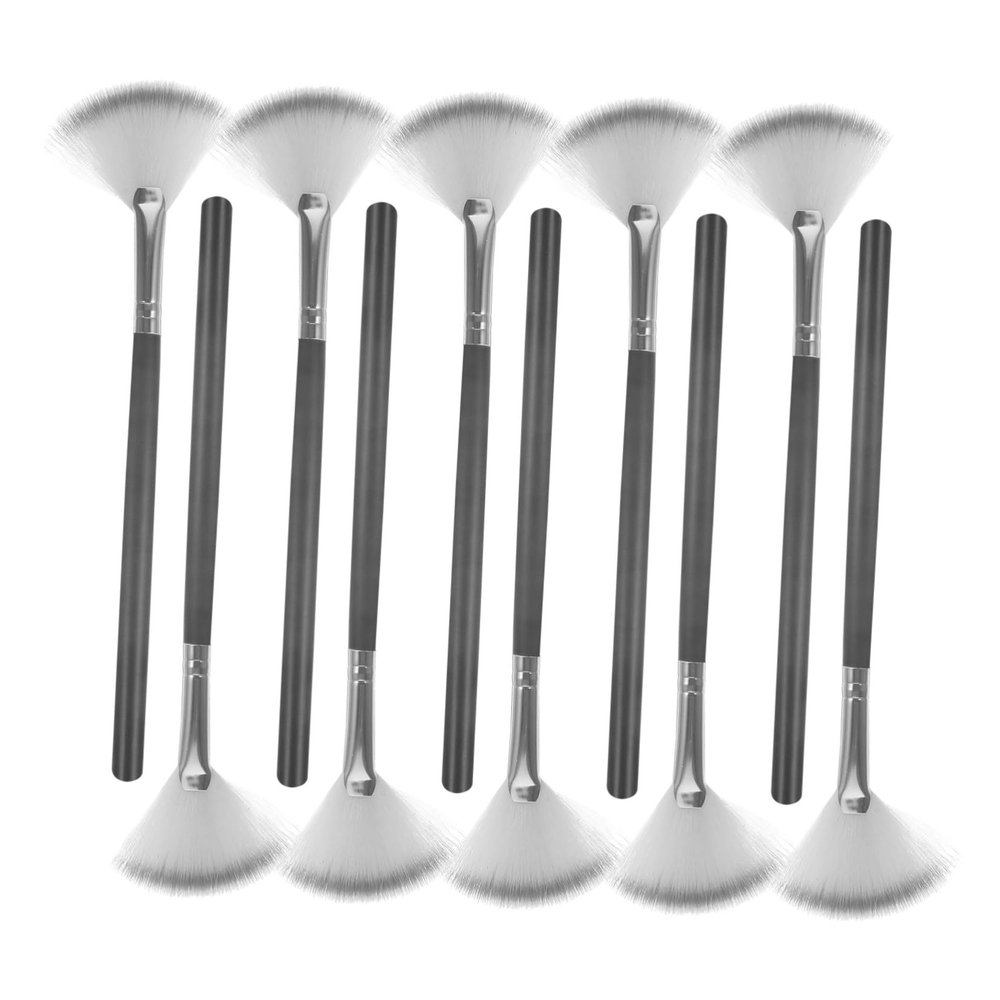 Baluue 10pcs Facial Makeup Applicators Esthetician Supplies Blush Powder Foundation Blush Brush Face Essentials