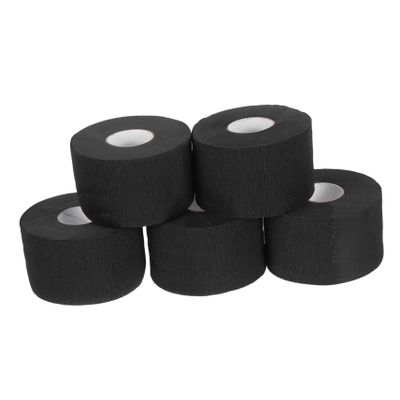 Baluue 5rolls Disposable Neck Strip Papers for Hair Styling and Salon Use Skin-Friendly Stretchy Barber Neck Paper for Haircuts and Dyeing