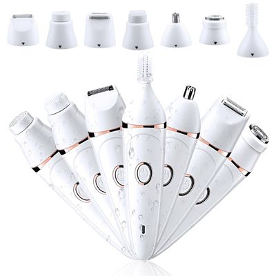 Electric Razor, Pluxy Epil Pro 3.0 Women Face Epilator, 7-in-1 Painless Body Shaver, Pluxy Facial Hair Removal for Women, Electric Razor for Face, Leg, Arm, Underarm