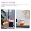 Unomor 50pcs Leakproof Wax Melt Warmer Liners Tray Wax Liner Aromatherapy Tray for DIY Candle Lovers view 2