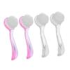 HONMEET 4pcs Handle Nail Brush Grip for Easy Cleaning of Fingernails Includes and Brushes for Manicure and Pedicure Use view 1