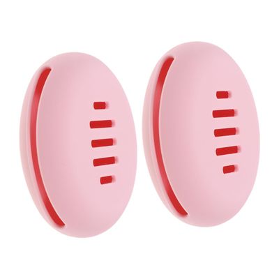 Beatifufu 2pcs Travel Makeup Case Silicone Makeup Sponge Storage Containers Powder Puff and Blender Sponge Holder