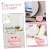Beatifufu 2pcs Travel Makeup Case Silicone Makeup Sponge Storage Containers Powder Puff and Blender Sponge Holder view 3