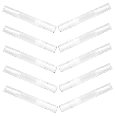 10pcs 5ml Refillable Nail Oil Pen with Brush Tip