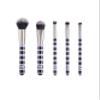 Disney The Nightmare Before Christmas Womens Makeup Brush Set with Zip Up Storage Case in Purple & Black view 3