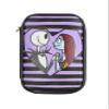 Disney The Nightmare Before Christmas Womens Makeup Brush Set with Zip Up Storage Case in Purple & Black view 4