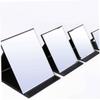 FOYTOKI Folding Vanity Mirror for Desk Portable Led Cosmetics Mirror Travel Compact Makeup Accessories Pu Desktop Fashion view 2