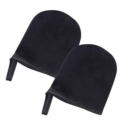 TOVINANNA 2pcs Self Tanning Mitts Applicator Tanning Gloves Lotion Mousse for Beach Use