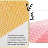 4 Pieces Nylon African Exfoliating Net Sponge, Authentic African Net Sponge for Bath and Shower, Body Scrubber Back Exfoliating Bath Accessories (Pink, Orange, Purple, Green) view 3