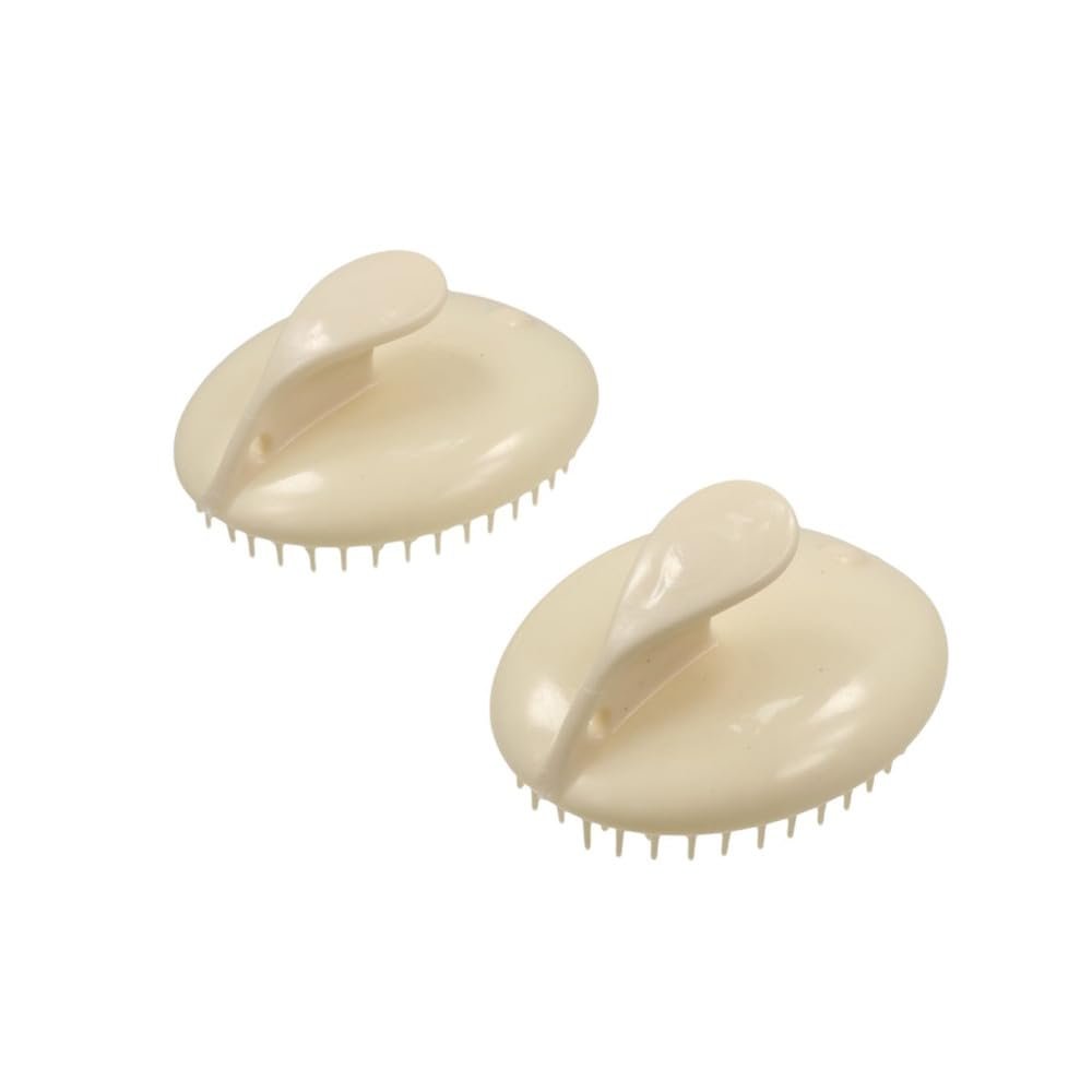 2Pcs Portable Handheld Circular Massage Brush, Head Massager Bath Brush Massage Brush Shower Brush