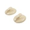 2Pcs Portable Handheld Circular Massage Brush, Head Massager Bath Brush Massage Brush Shower Brush view 1