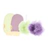 Beatifufu 4pcs Exfoliating Bath Scrubber Gloves Shower Set Gentle Back Skin Cleanser for Deep Cleansing Relaxation for Daily Use Green Coffee view 1