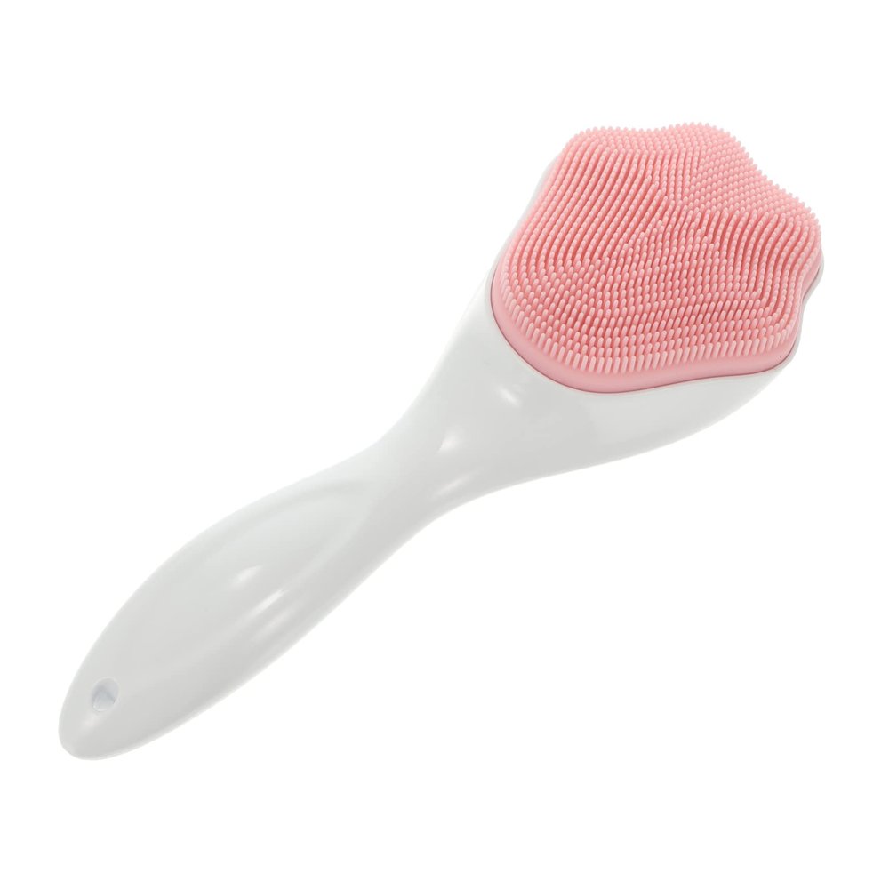 LALADEFIEE Silicone Cat Paw Facial Brush Cute Hand-held Cleansing Tool for Gentle Face Exfoliation and Massage Eco-Friendly Design for All Skin Types Pink Color