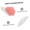 LALADEFIEE Silicone Cat Paw Facial Brush Cute Hand-held Cleansing Tool for Gentle Face Exfoliation and Massage Eco-Friendly Design for All Skin Types Pink Color view 3
