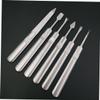 Beatifufu 1 Set Stainless Steel Nail Tools Nail File Dead Skin Fork Ear Picks Earring Tool for Professional and Personal Use and Grooming view 3
