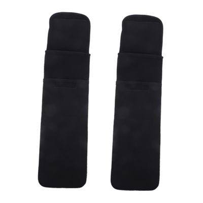 Baluue 2pcs Portable Hair Straightener Bag Travel Hair Dryer Case Organizer Curling Holder for Styling