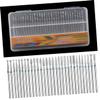 HONMEET 30pcs Metal Nail Drill Bit Set for Manicure and Pedicure Portable Cuticle Cleaning Tools Storage Case Compatible Nail Drill Machines for Salon Use view 2