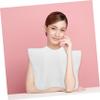 Anneome 4pcs Shaped Facial Towels Soft Coral Fleece Split Design for Estheticians Cleansing Cloths for Facial Treatments Versatile Use for Beauty Salons and Home view 4
