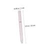 Beatifufu 2pcs Double-ended Lipstick Applicator Brushes Caps for Precise Makeup Application Versatile Lip Brush for Lipstick Gloss and Concealer Rose Gold Shimmer view 2