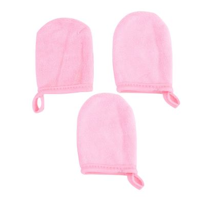 FOYTOKI Cleansing Gloves 3 Pack Makeup Removal Pads Face Cleaning Pads for Powder Puff