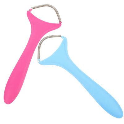 BELLIFFY 2pcs Manual Facial Hair Removal Epilator Safe Spring Hair Remover for Upper Lip and Chin Precision Tool for Smooth Skin Travel-Friendly Design
