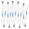 VINTORKY 10pcs Eyelash Extensions Brush Tube Glitter Eyebrow Lash Brush Comb Quality Material Natural Finish Mascara Applicator view 1