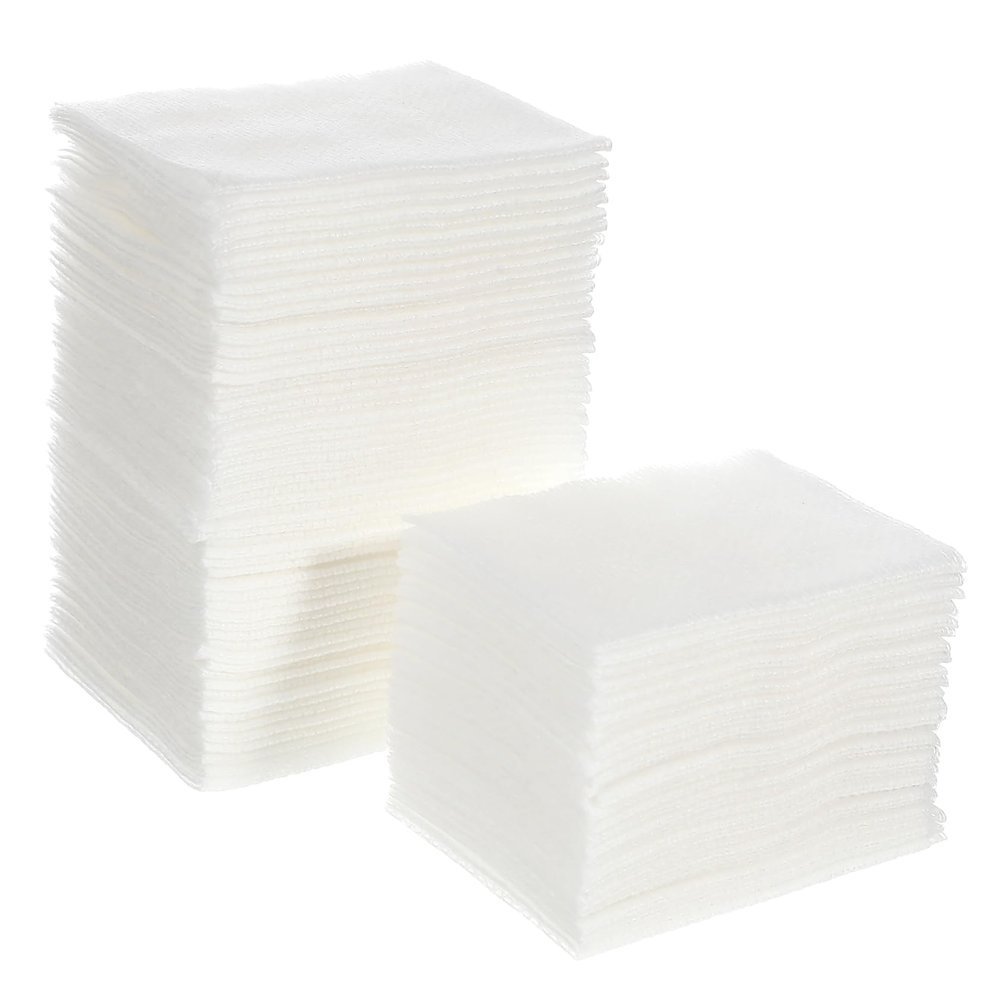 Baluue 2packs Stretchable Wet Compress Cotton Pads Makeup Remover Pads Soft Gentle for Face Quality