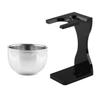 MUSISALY Beard Brush Shaving Cup and Stand Acrylic Shaving Bowl Grooming Kit for Men view 1