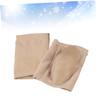 Healeved 1pair Moisturizing Gel Socks for Cracked Heels Breathable -Crack Ankle Socks Plant -Day Comfort and Care Khaki view 3