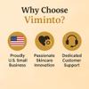 VIMINTO  3-in-1 Face Massager  Facial Massager Tool with Soothing Heat, Vibration, and Smart Touch  Red, Blue & Green Light Modes for Relaxation and Radiance  Compact & Portable - White view 2