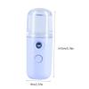 BELLIFFY 1pc USB Rechargeable Face Steamer Moisturizing Mist Sprayer Portable Beauty Hydrator for Salon Spa Yoga Home Use for Skin Care and Makeup Refreshing view 2