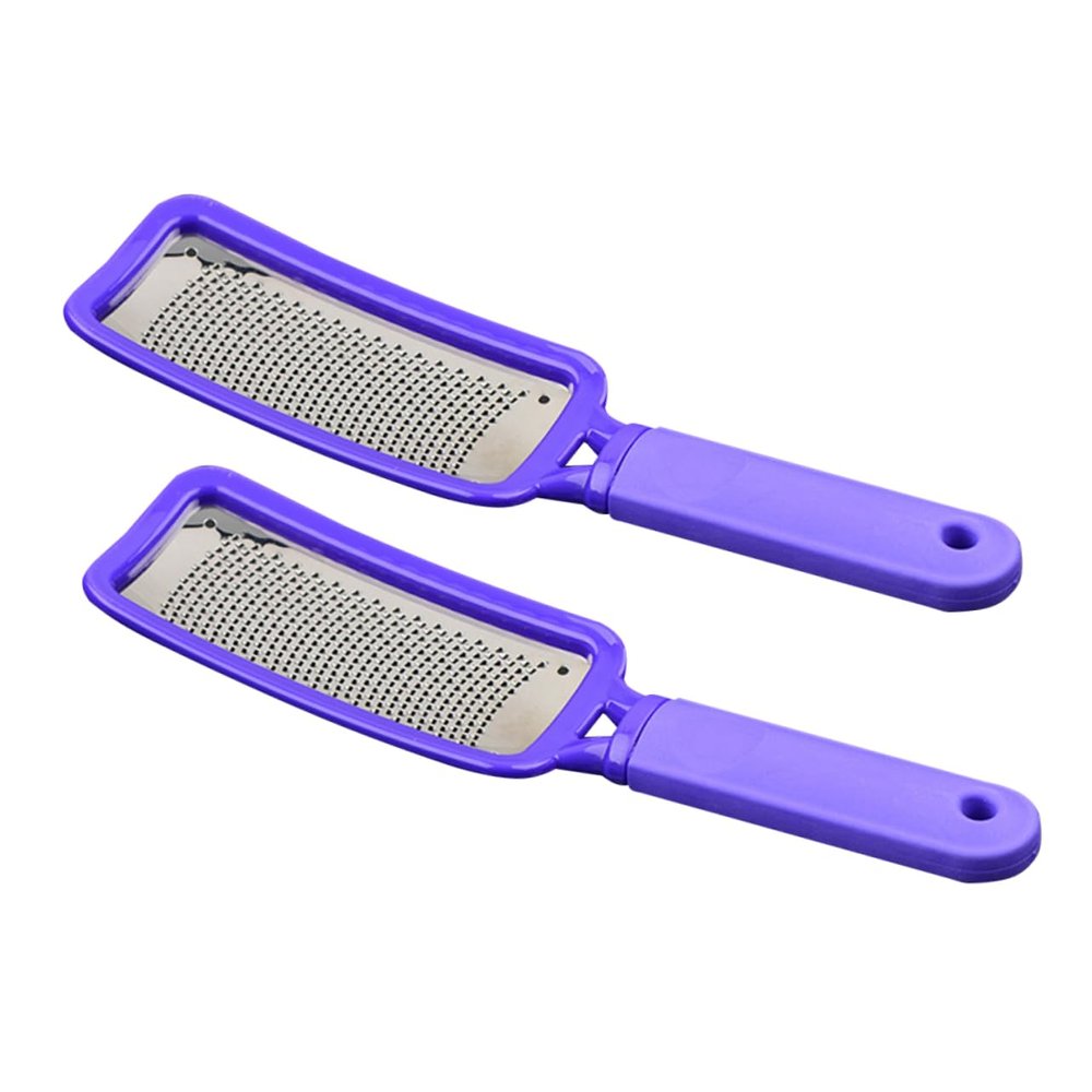Beatifufu 2pcs Foot File Sharpener for Removal Dead Skin Remover Foot Grinding Tool Pedicure Kit Random