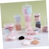 Baluue 12pcs Finger Powder Puff Mini Makeup Pads Face Puff for Loose Powder Setting Beauty Cosmetics Tools view 2