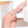 Baluue Women Hair Removal Razor Body Hair Trimmer Legs Underarm Bikini Manual Razor Wet Shaving Portable Stainless Steel Abs view 4
