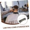 Beatifufu 2pcs Clipper Storage Box Organizer for Hair Tools Design for Easy Access for Barber Supplies Black Finish view 4