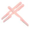 HONMEET 3pcs Stainless Steel Eyebrow Razor Portable Trimmer Precision Eyebrow Removal Tool Non-Slip Grip for Women view 1