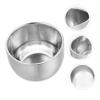 MUSISALY Professional Stainless Steel Shaving Bowl for Men Convenient Household Shaving Accessory Compact Design for Travel Anti-slip Base Capacity Durable and Practical view 3