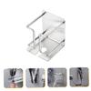 MUSISALY Shelves for Bathroom Electric Shaver Hanger Holder Wall-mounted Storage Rack Easy Nail Installation view 2