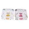 HONMEET 2pcs Crystal Dappen Dish Nail Cup with Lid for Nail Liquid Powder Easy to Clean Crystal Container for Diy Manicure view 1