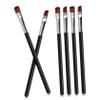 AUTSUPPL 6pcs Eyebrow Brush Angled Flat Brushes for Eyebrow Eyeshadow and Eyeliner Makeup Lightweight and Portable for Women Beauty Routine view 1