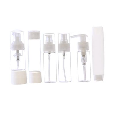 8pcs Mini Bottle Travel Kit for Hair Perfume, Refillable Petg PP Containers
