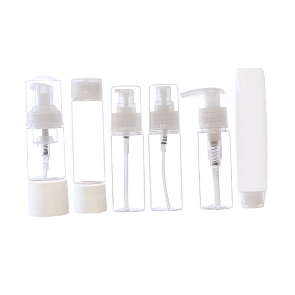 8pcs Mini Bottle Travel Kit for Hair Perfume, Refillable Petg PP Containers