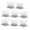 Outanaya 8pcs Handle Kitchen Cleaning Brush Set High-Density Bristles for Scrubbing of Dishes and Pans Easy to Detach and Replace for Tidy Home Cleaning view 1