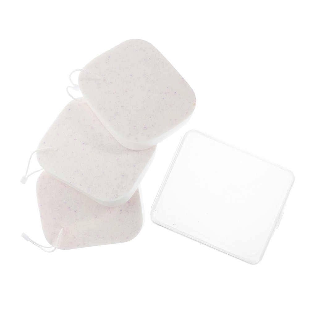 Anneome Exfoliating Face Sponge Set Gentle Cleansing Puff for Face Washing Makeup Removal Deep Pore Cleaning