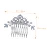 Baluue Rhinestone Hair Comb for Bridal Headpiece Elegant Waterdrop Zircon Design Lightweight and Comfortable Headdress for Weddings Parties and Adult Celebrations - view 3