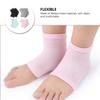 Outanaya 4pairs Moisturizing Heel Socks for Men and Women -Crack Open Toe Design for Dry Feet Cushioning Breathable Mesh for and view 3